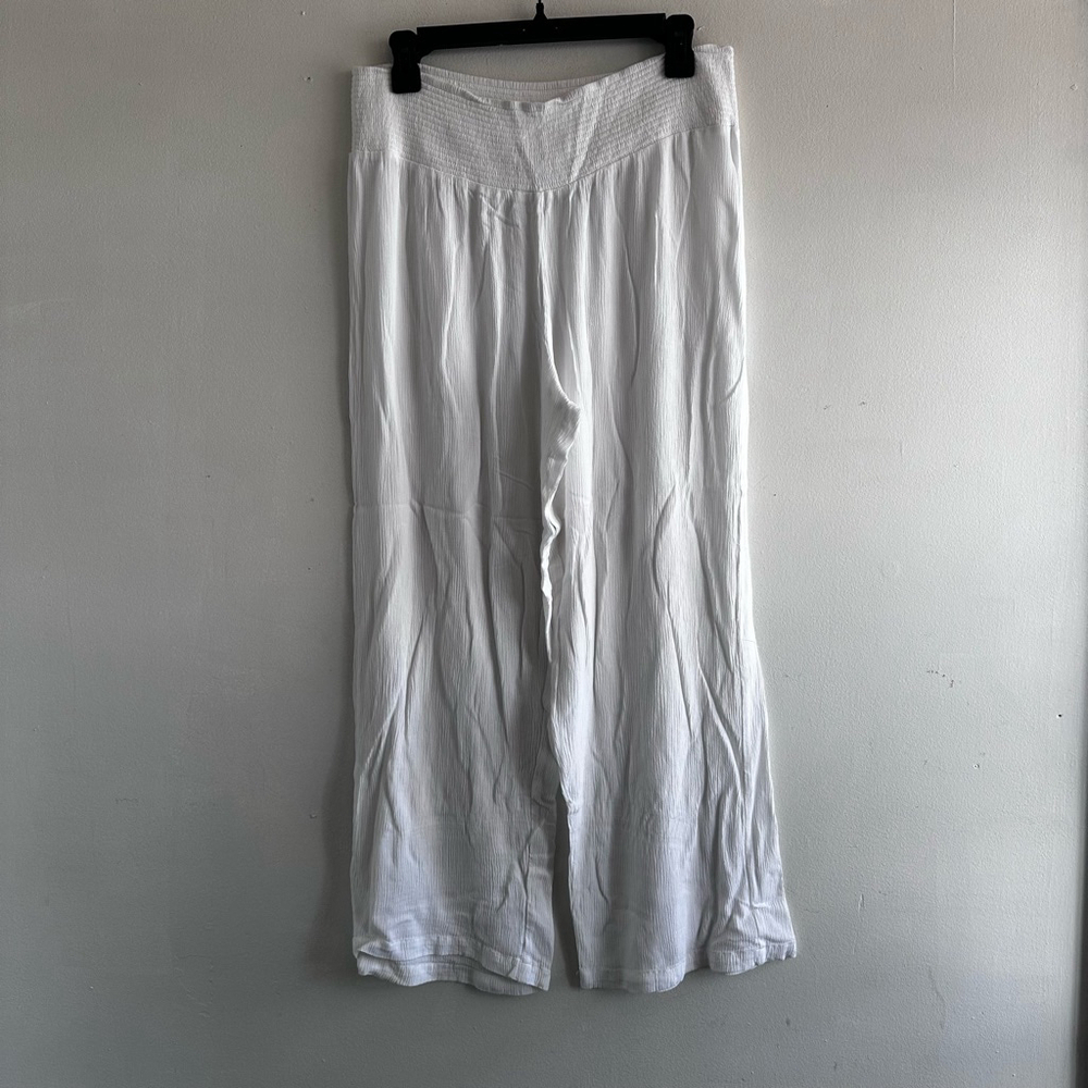 Lauren Ralph Lauren White Wide Leg Pants Size 10